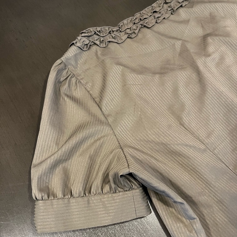 Brown Button Down Blouse - image 6